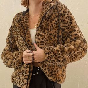 Rachel Zoe Faux Fur Hooded Jacket